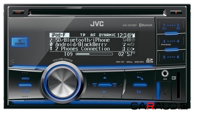 JVC KW-SD70 автомагнитола 2 din (без Bluetooth и д/у)