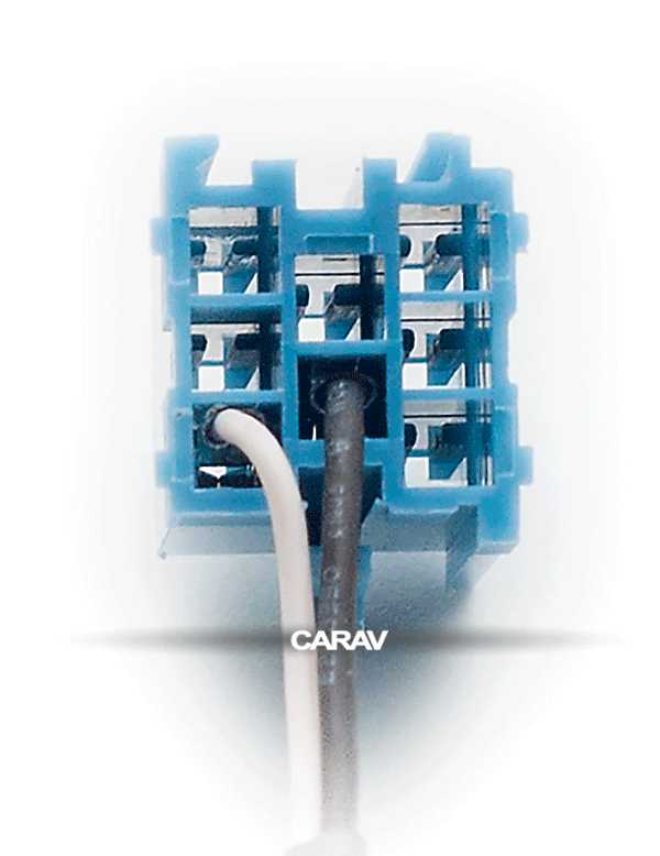 CARAV 15-202 роз'єм для підключення камери до штатної магнітоли Mini-ISO - RCA