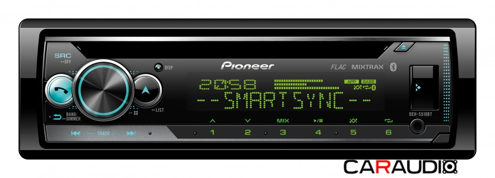 Pioneer MVH-S510BT автомагнитола 1DIN/CD/USB/Bluetooth