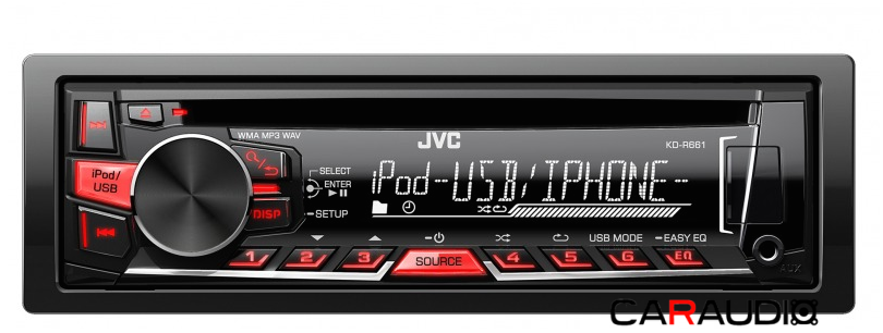JVC KD-R661EY автомагнитола CD/USB/MP3