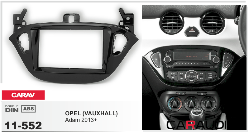 Carav 11-552 переходная рамка Opel Adam, Corsa