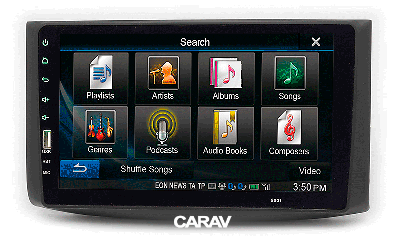 CARAV 22-945 Перехідна рамка для автомагнітоли з екраном 9 дюймів для встановлення в Chevrolet Aveo