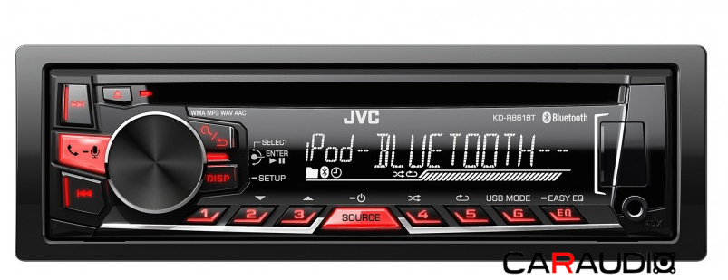JVC KD-R861BTEY автомагнитола CD/USB/MP3/Bluetooth