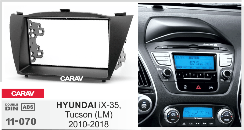 CARAV 11-070  переходная рамка Hyundai IX-35 Tucson