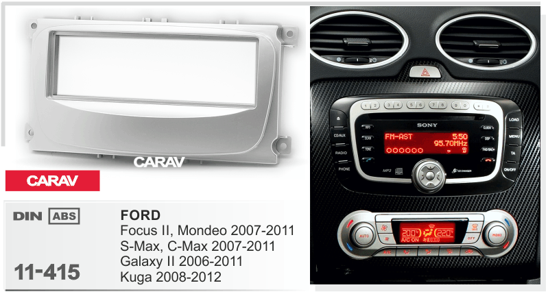 CARAV 11-415 переходная рамка Ford Focus Mondeo C-Max Kuga S-Max