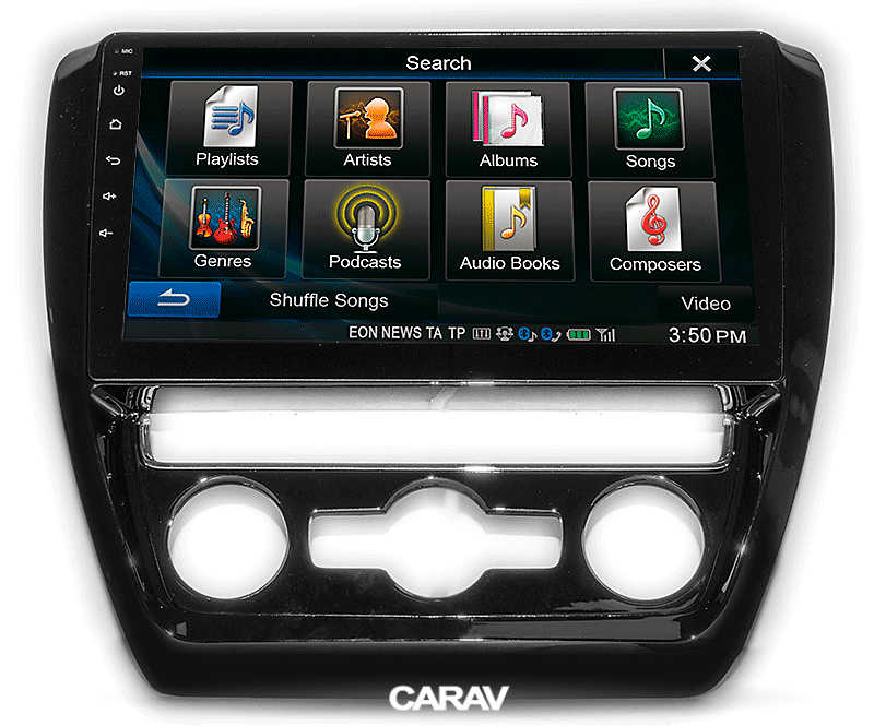 Переходная рамка CARAV 22-043 VW Jetta 2010-2018 для магнитолы с экраном 10"
