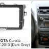 CARAV 22-003 переходная рамка TOYOTA Corolla 2007-2013 230:220 x 130 мм для магнитолы с экраном 9'' дюймов