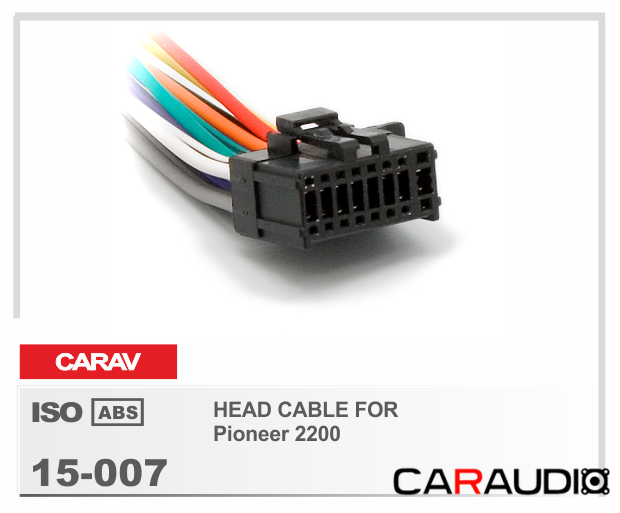 CARAV 15-007 разъем для магнитолы Pioneer (без ISO)