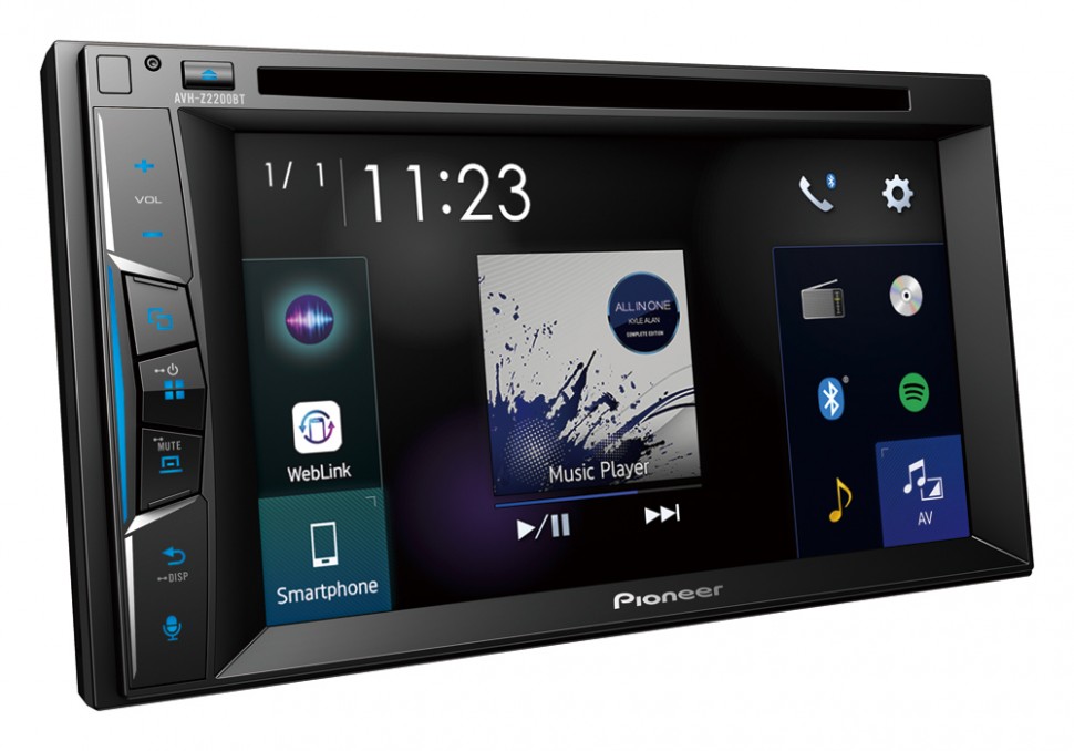 Pioneer AVH-Z2200BT мультимедийная автомагнитола 2DIN/CarPlay/Waze/Android Auto/Bluetooth