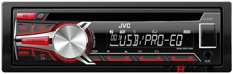 JVC KD-R451EY автомагнитола CD/USB/MP3