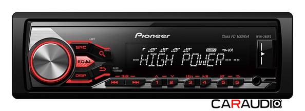 Pioneer MVH-280FD автомагнитола USB/MP3 4х100Вт