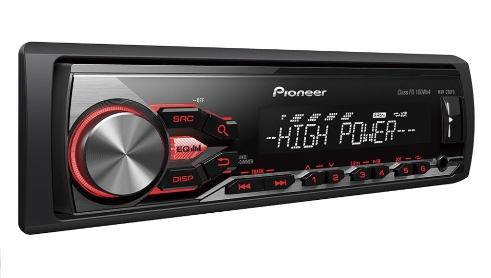 Pioneer MVH-280FD автомагнитола USB/MP3 4х100Вт