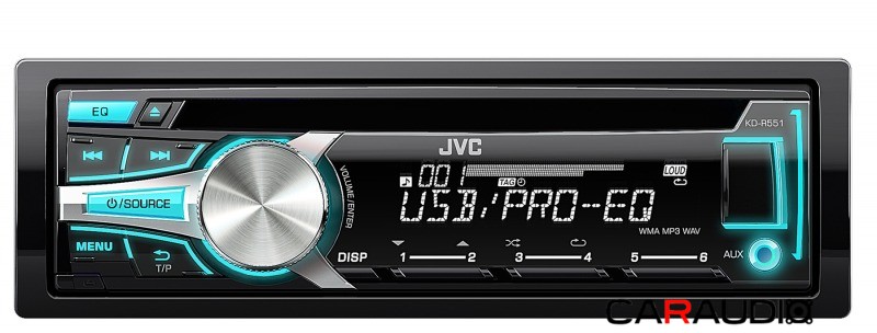 JVC KD-R557EE автомагнитола CD/USB/MP3