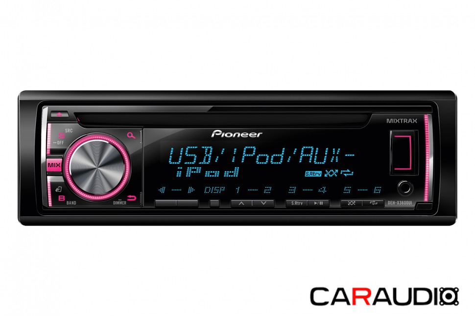 Pioneer DEH-X3600UI автомагнитола CD/USB/MP3