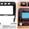 Переходная рамка CARAV 22-366 для магнитолы Андроид с экраном 9" в Porsche Cayenne 2002-2010
