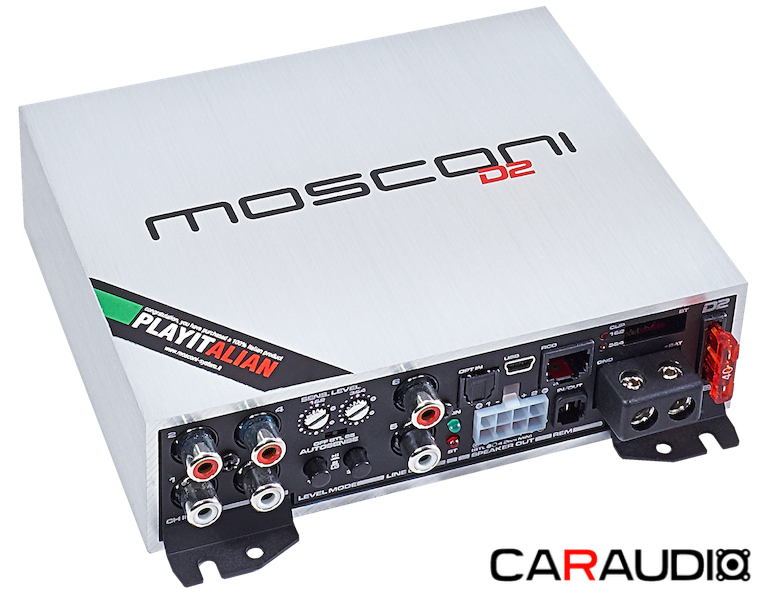 Mosconi D2 100.4 DSP четырехканальный усилитель с процессором