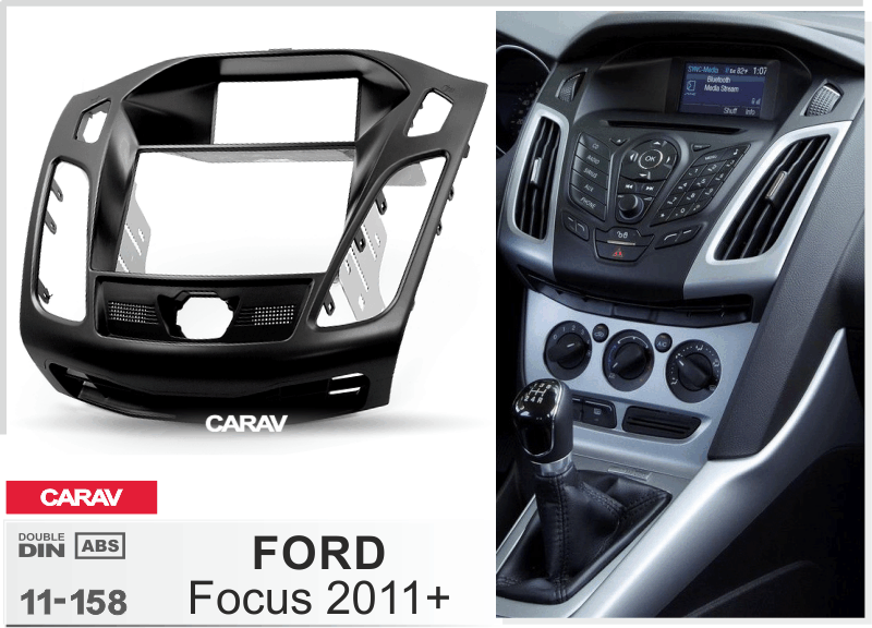 CARAV 11-158 переходная рамка Ford Focus 2011+