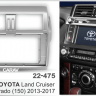 CARAV 22-475 переходная рамка TOYOTA Land Cruiser Prado (150) 2013-2017 для магнитолы с экраном 10 дюймов