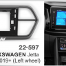 Переходная рамка CARAV 22-597 VW Jetta VS5 2019+ для магнитолы с экраном 10"
