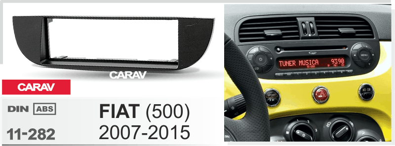 CARAV 11-282 переходная рамка Fiat 500