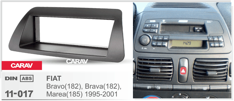 CARAV 11-017 переходная рамка Fiat 