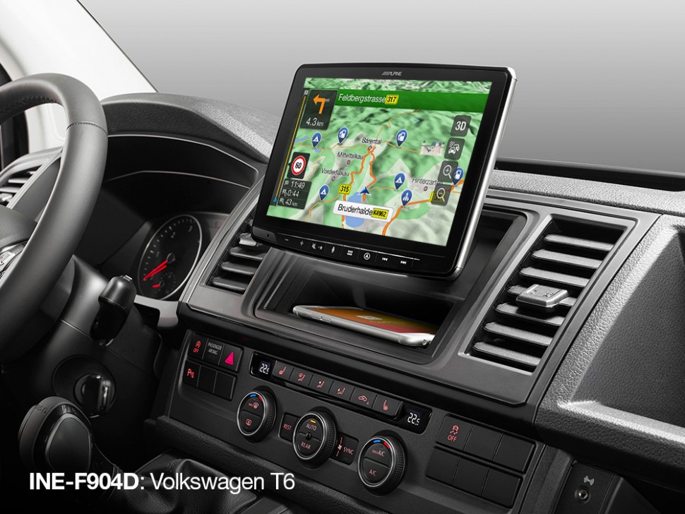 ALPINE INE-F904D автомагнитола CarPlay/AndroidAuto + GPS с экраном 9 дюймов