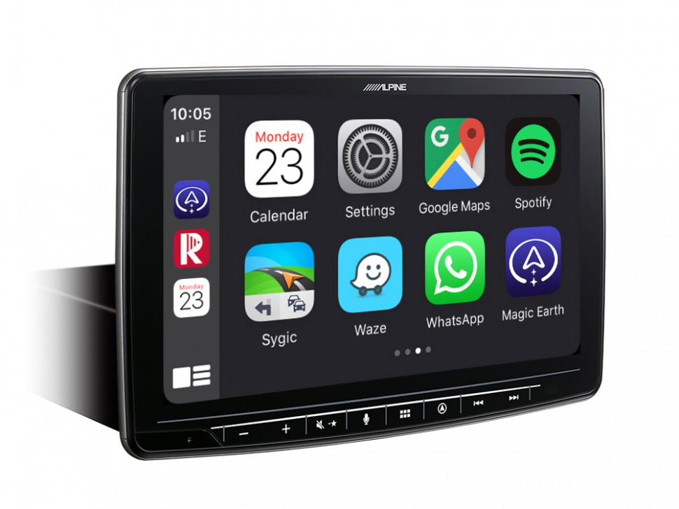 ALPINE INE-F904D автомагнитола CarPlay/AndroidAuto + GPS с экраном 9 дюймов