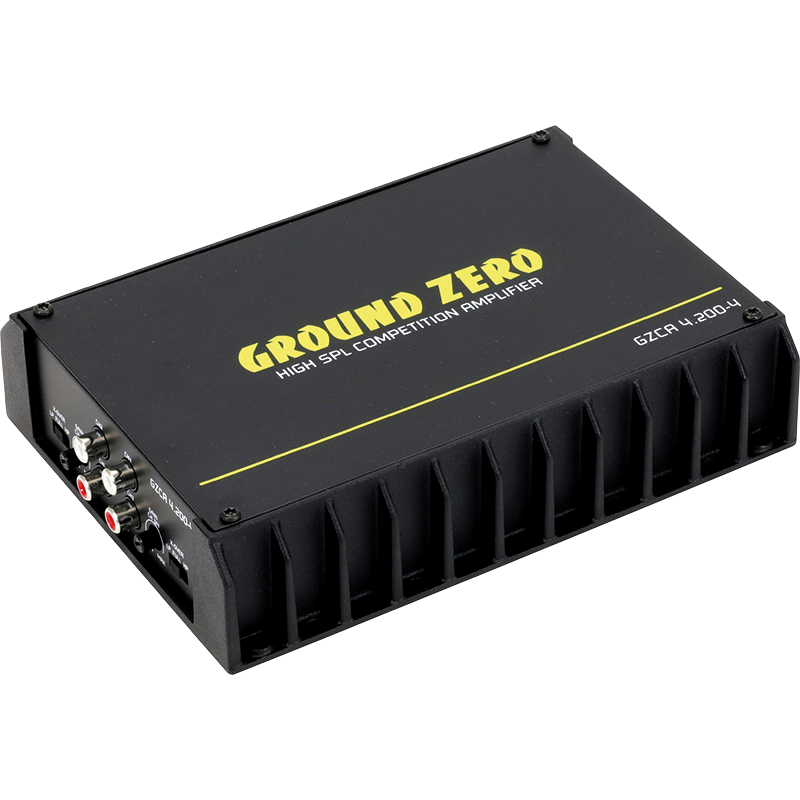 GROUND ZERO GZCA 4.200-4 ультракомпактный мощный 4-х канальный усилитель D класса