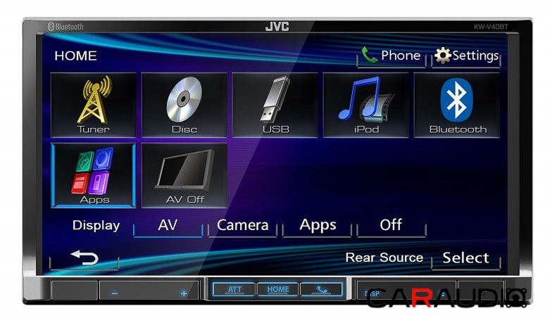 JVC KW-V40BTEE мультимедиа 2DIN c Bluetooth 