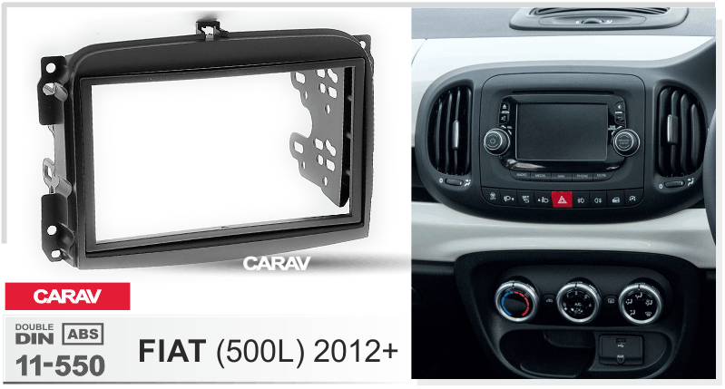 CARAV 11-550 переходная рамка Fiat 500L