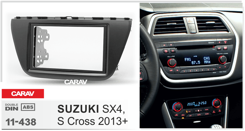 CARAV 11-438 переходная рамка Suzuki SX4, S Cross