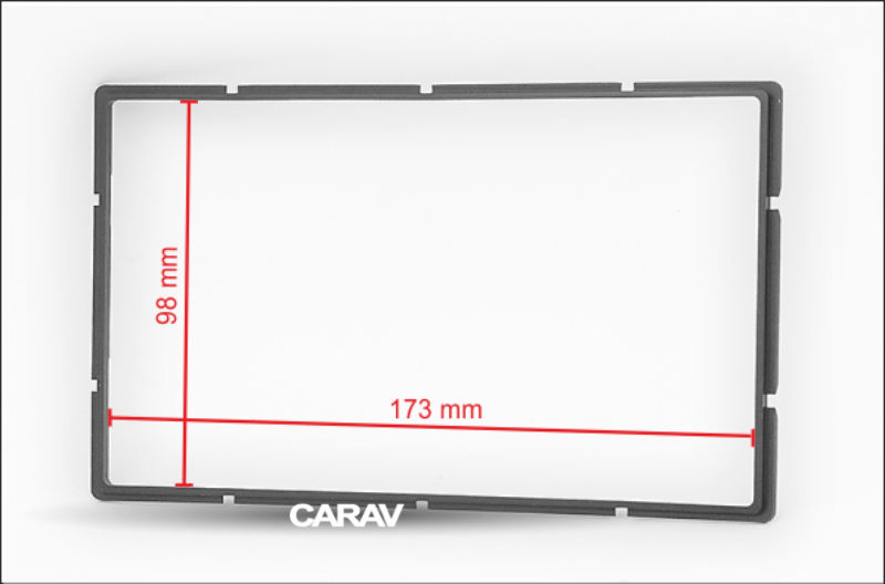 Универсальная рамка-проставка 2DIN CARAV 11-901